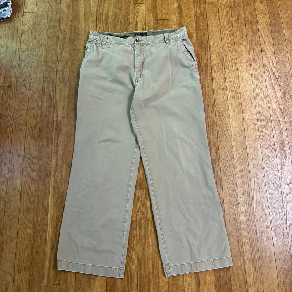 Old Navy Loose Fit Khaki Chino Pants 36x32 Baggy Y2K Workwear Tan Pants
